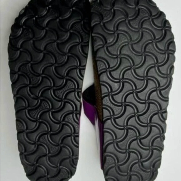 Birkenstock Betula Gizeh Patent Purple Birko Adjustable Thong Sandals size 39 - Picture 6 of 6